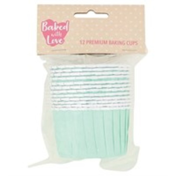 12 Baked with Love Baking Cups - single