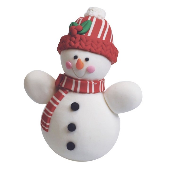 Culpitt Claydough Snowman with Red Hat Acetate Box
