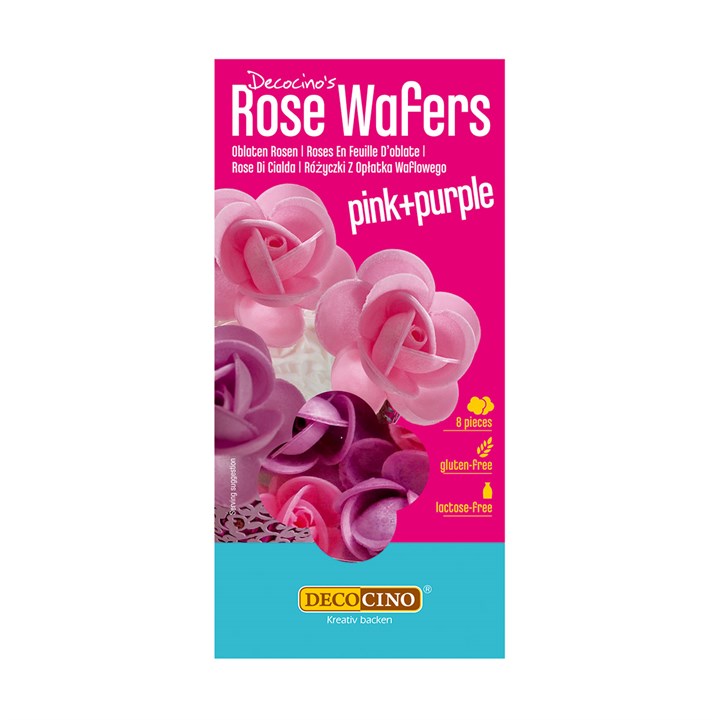 Decocino Wafer Roses Pink - 8