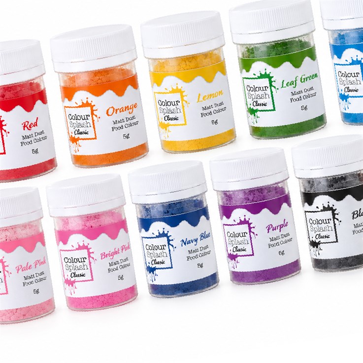 Food Colours Landing Page Dusts