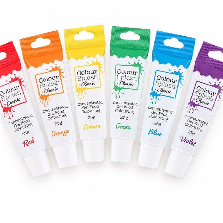 Food Colours Landing Page Gels