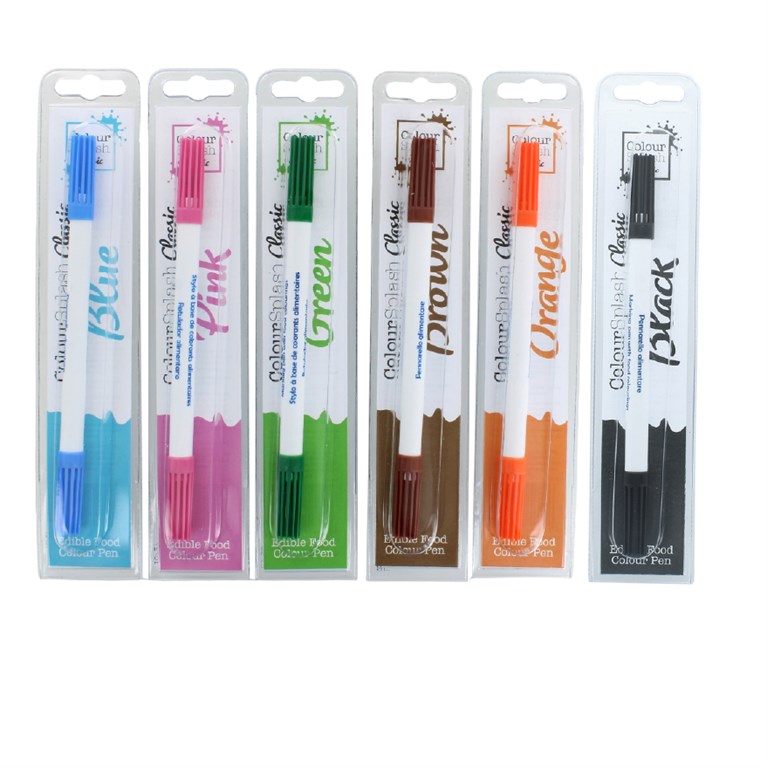 Food Colours Landing Page Pens