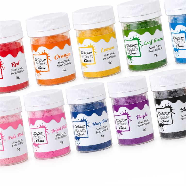 Food Colours Landing Page Dusts