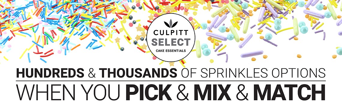 Culpitt Select Cake Sprinkles - 100s and 1000s of options