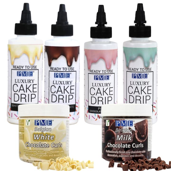 Chocolate Curls & Drip