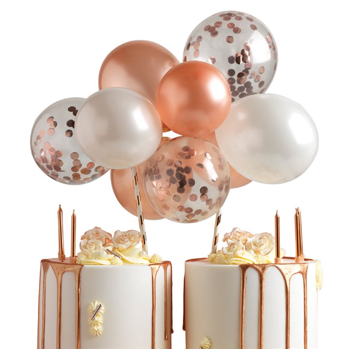 Cake Decorations Landing Page Balloons