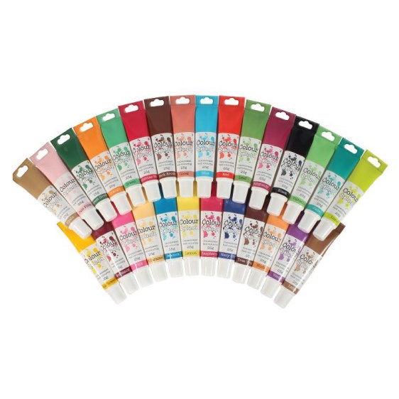 Food Colours Landing Page Gels