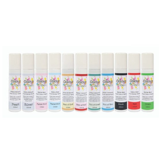 Food Colours Landing Page Sprays