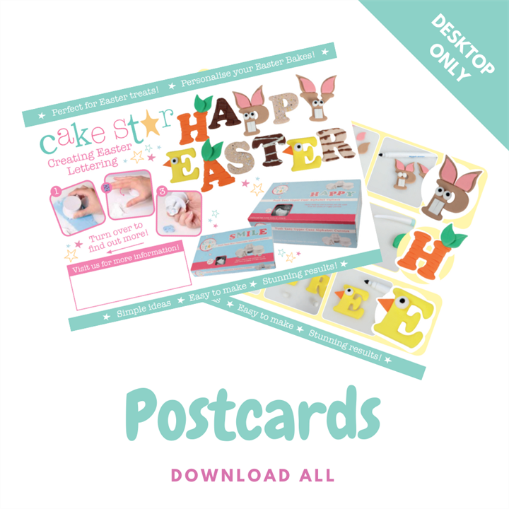 Easter Lettering Postcards