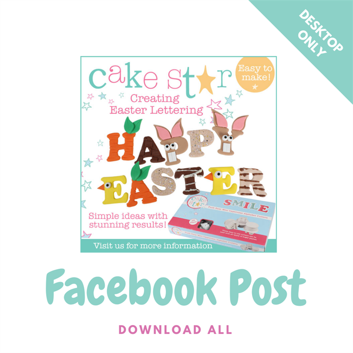 Easter Lettering Facebook Posts