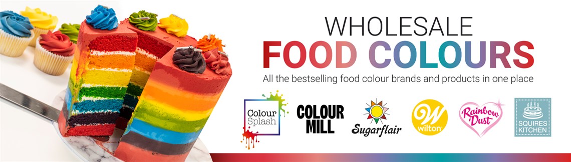 Food Colours Landing Page Header Desktop