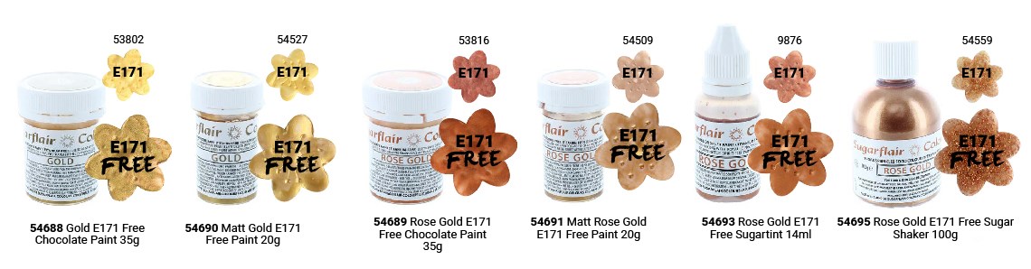 E171 With and Without Colour examples 