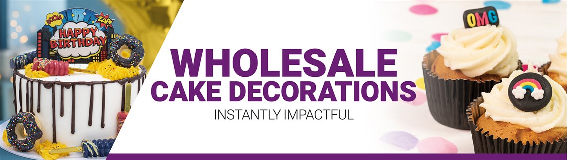 Cake Decorations Landing Page Header Desktop