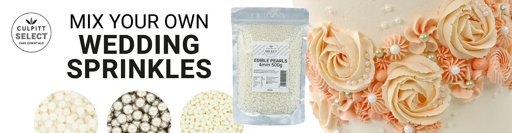 Culpitt Select Wedding Cake Sprinkles