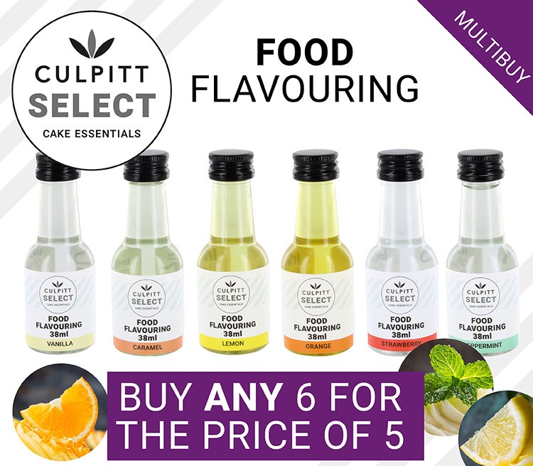 6 for the price of 5 on Culpitt Select food flavours
