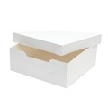 16'' Standard White Cake Box & Lid - Single Alternative Image