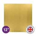 Culpitt Premium 12'' Square Gold Cake Board Alternative Image
