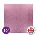 Culpitt Premium 10'' Square Light Pink Cake Board Alternative Image