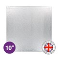 Culpitt Premium 10'' Square Silver Cake Board Alternative Image