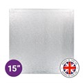 Culpitt Premium 15'' Square Silver Cake Board Alternative Image