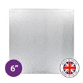 Culpitt Premium 6'' Square Silver Cake Board Alternative Image