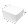 12" Cake Box & Plain Lid Combo - 10 Sets Alternative Image