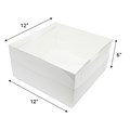 12" Cake Box & Transparent Lid Combo - 10 Sets Alternative Image