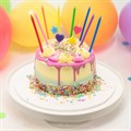 12 Rainbow Cake Topper Candles Alternative Image