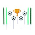 9 Football Cake Topper Candles Alternative Image