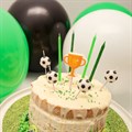 9 Football Cake Topper Candles Alternative Image