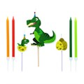 7 Dinosaur Cake Topper Candles Alternative Image
