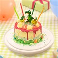 7 Dinosaur Cake Topper Candles Alternative Image