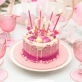10 Pink Fizz Cake Topper Candles - Single Alternative Image