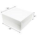 14" Cake Box & Plain Lid Combo - 10 Sets Alternative Image