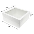 14" Cake Box & Window Lid Combo - 10 Sets Alternative Image