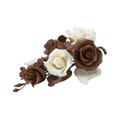 Gumpaste Rose Spray Chocolate 4.5'' Alternative Image
