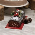 House of Cake - Pine Cone & Holly Spray - approx 160 x 80mm Alternative Image