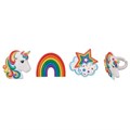 Rainbow & Unicorn Rings - 40mm - 3 designs Alternative Image