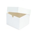 8" Standard White Cake Boxes & Lids - 50 pack Alternative Image