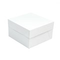 10" Standard White Cake Boxes & Lids - 50 pack Alternative Image