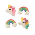 Rainbows & Unicorns Sugar Pipings - Pack of 12 RP Alternative Image