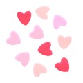 Red & Pink Mini Hearts Sugar Pipings - Pack of 100 Alternative Image