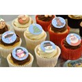 Printed Sugar Edible Toppers - Christmas Collection -38mm - Bulk Packed Alternative Image