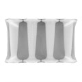 3.5'' Round White Plastic Pillars Alternative Image