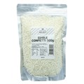 500g Culpitt Select Edible Confetti - White Alternative Image