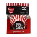 Baked with Love Pirate Foil Baking Cases Alternative Image