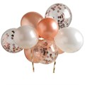 Rose Gold Balloon Cake Topper Alternative Image