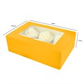 Baked With Love 6/12 Cupcake Box - Sunflower Twin Pack (2's)-Single Alternative Image