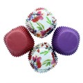 100 Baked with Love Floral Baking Cases Alternative Image