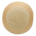 100 8" Parchment Round Cake Tin Liners - Brown Alternative Image